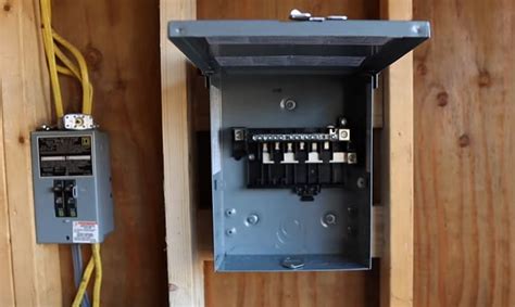 50 amp outside breaker panel